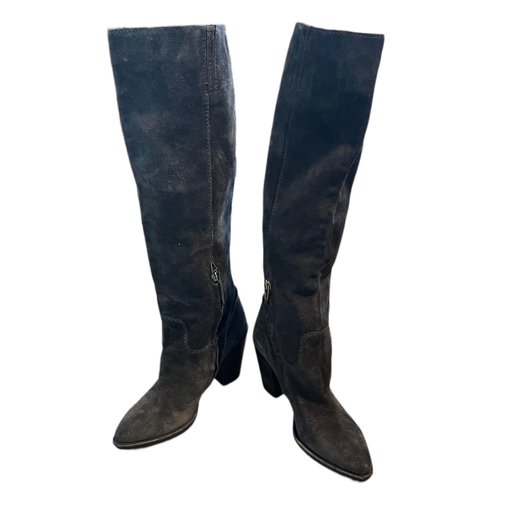 Gorgeous, Dolce Vita, woman’s Kyler, knee-high boot, charcoal gray 100% suede!